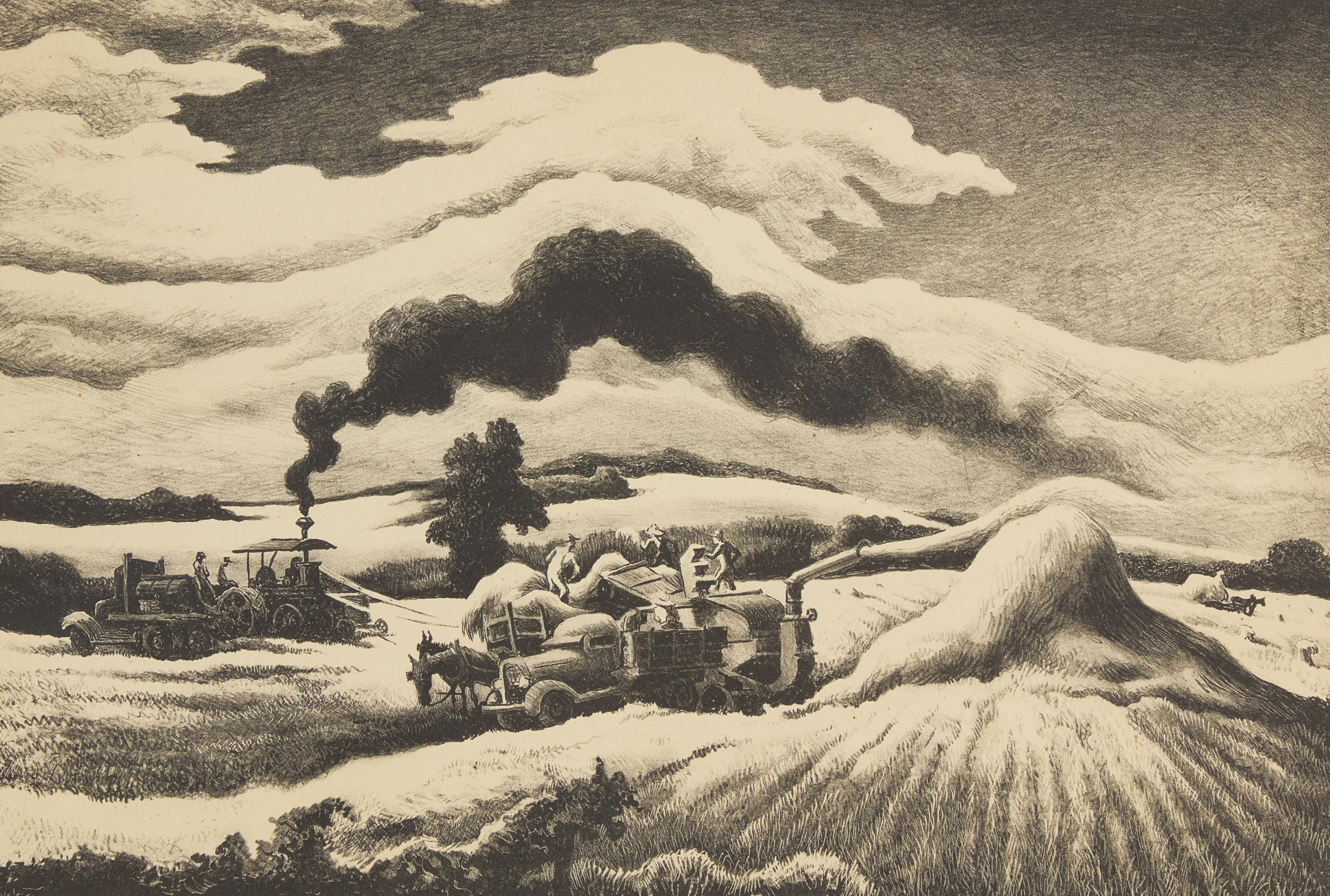 Threshing , 1941