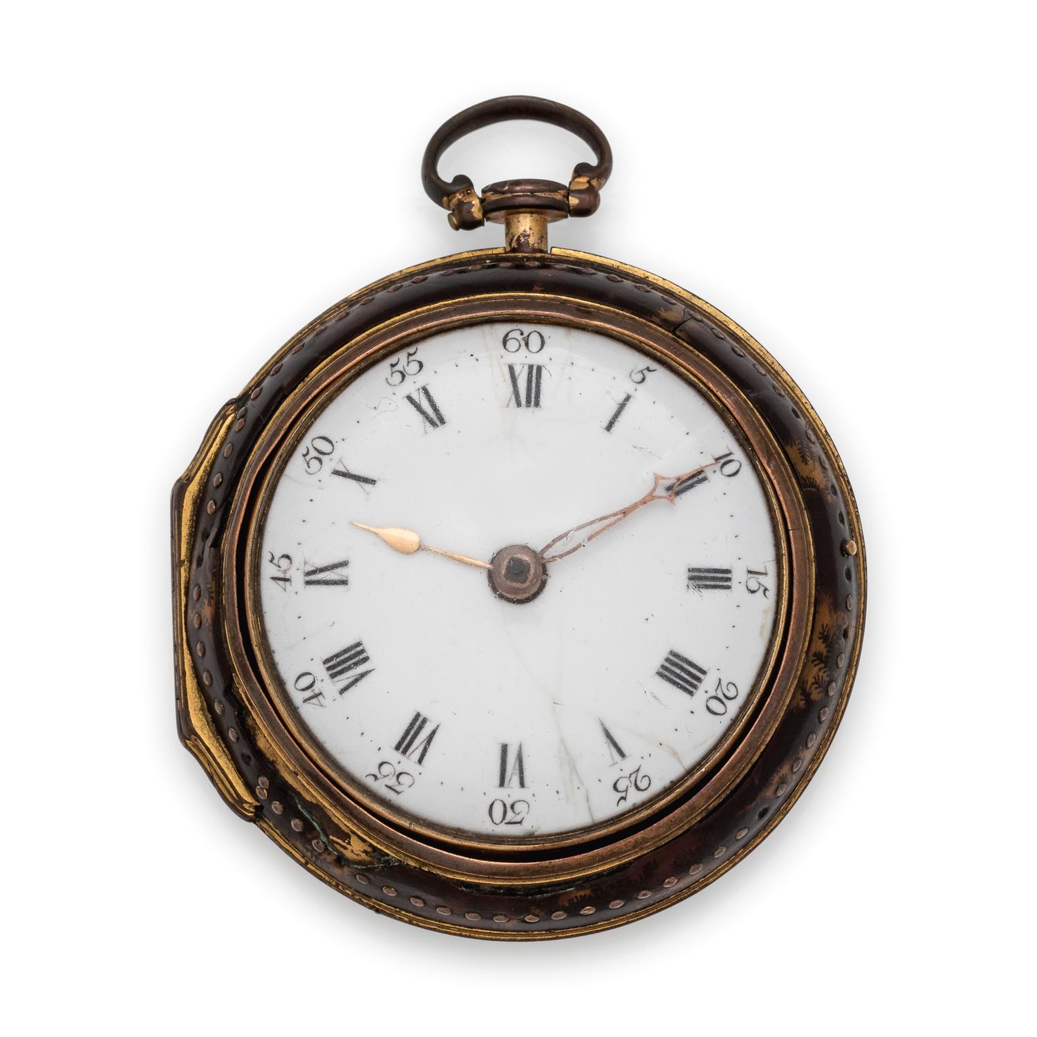 J. Richards, London, Pair Cased Open Face Verge Pocket Watch