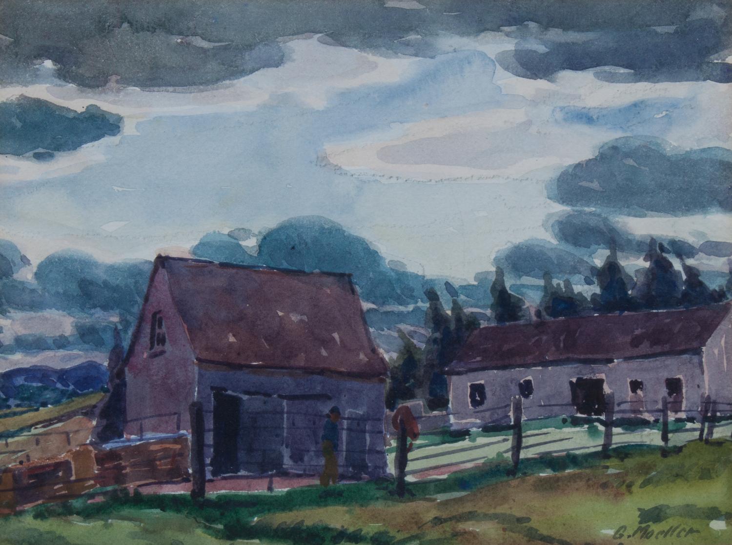 Gustave Moeller, (Wisconsin, 1881-1931), Cap-a-Lagle