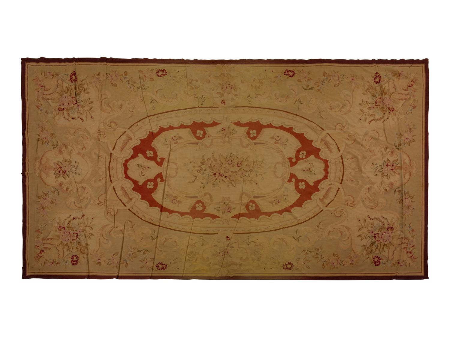 A Pair of Aubusson Style Rugs