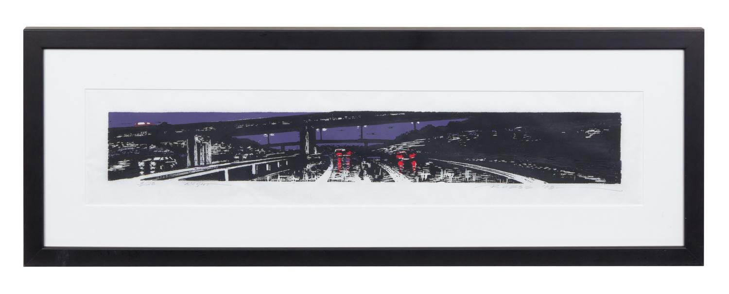 Tom Roese (American, b. 1948) Night, 2003 color lithograph…