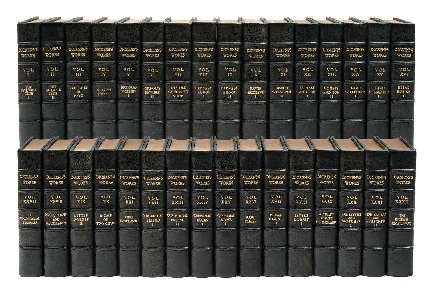 DICKENS, Charles. The Writings of Charles Dickens. Boston and New York: Houghton, Mifflin and Company, 1894.