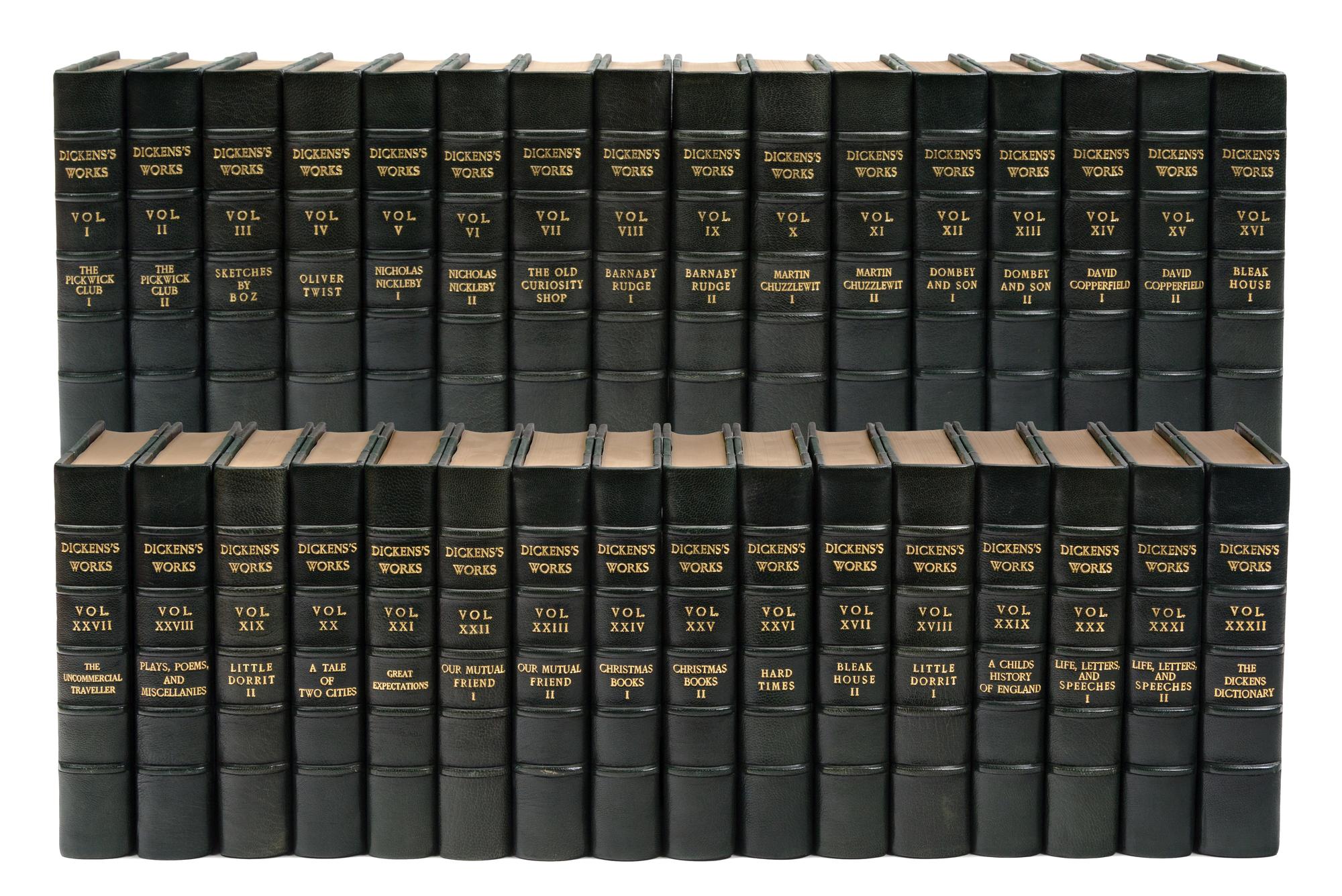 DICKENS, Charles. The Writings of Charles Dickens. Boston and New York: Houghton, Mifflin and Company, 1894.
