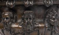 A Pair of French Patinated Bronze Warwick Vases