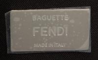FENDI, MINT GREEN QUILTED LEATHER BAGUETTE