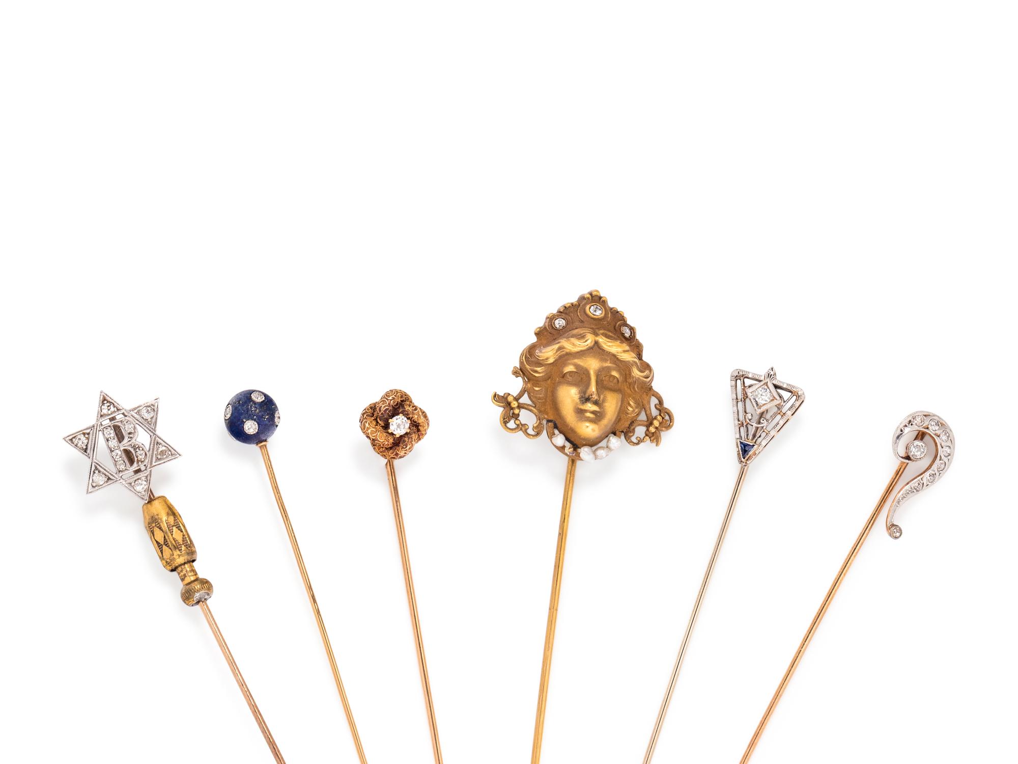 COLLECTION OF STICKPINS