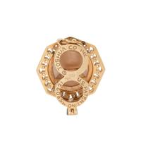 Mabé Pearl, Yellow Gold, and Diamond Necklace Enhancer