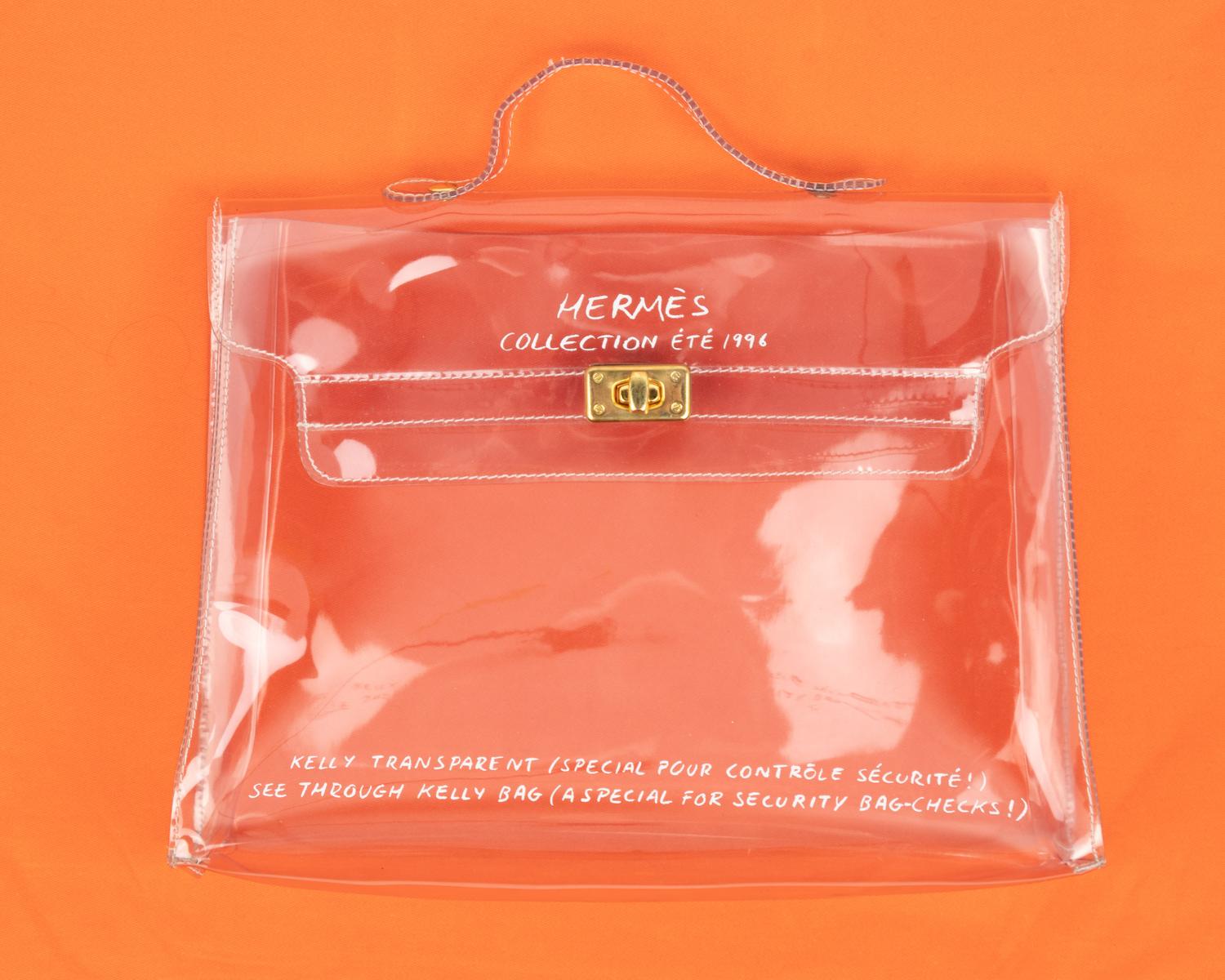 Hermès Clear PVC Kelly, 1996