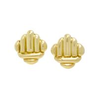 CARTIER, YELLOW GOLD CLIP EARRINGS