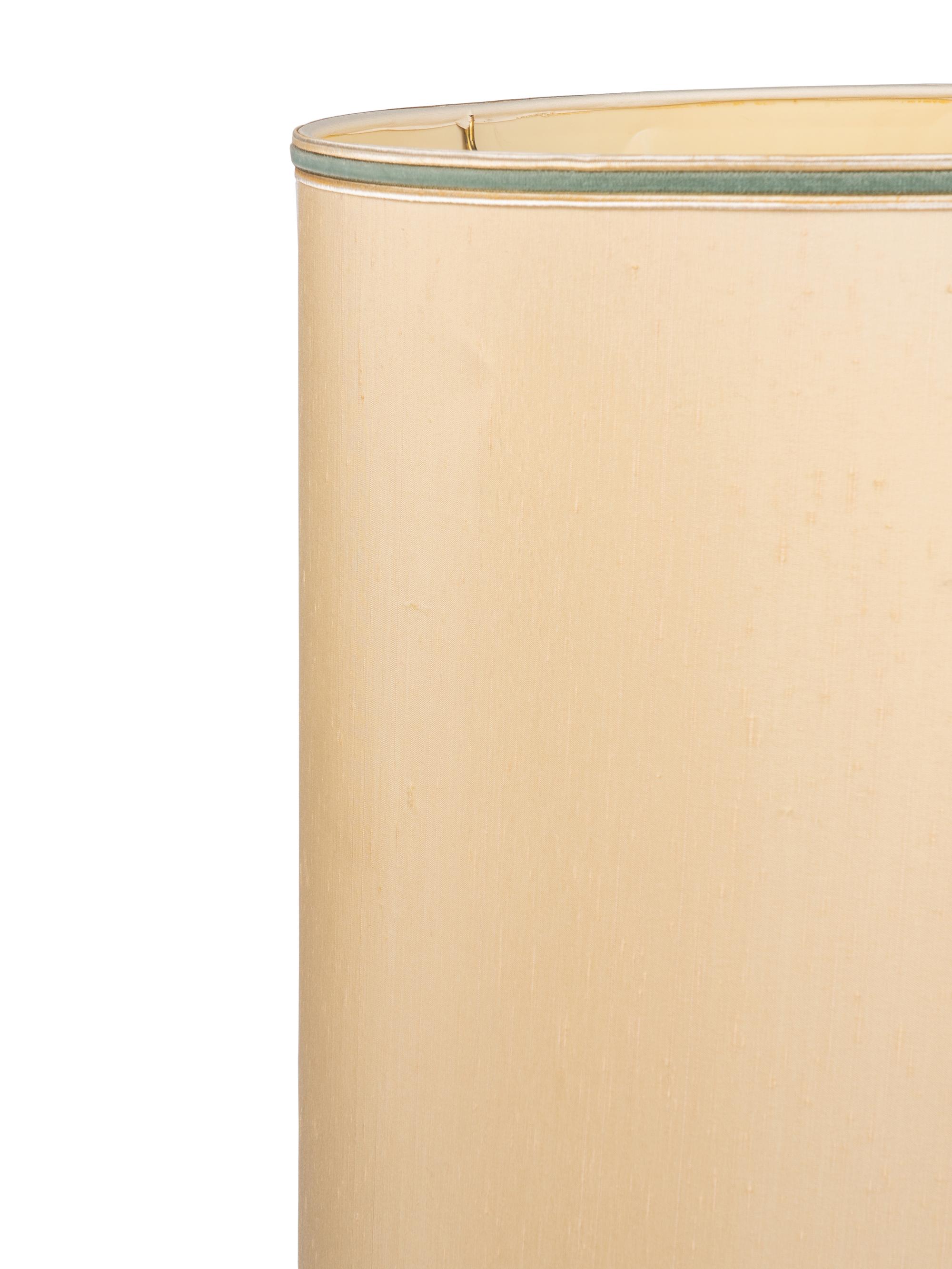 A Patinated Brass Urn-Form Table Lamp