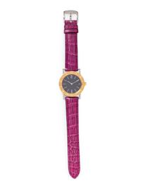 BVLGARI, STAINLESS STEEL AND YELLOW GOLD 'BVLGARI BVLGARI' WRISTWATCH