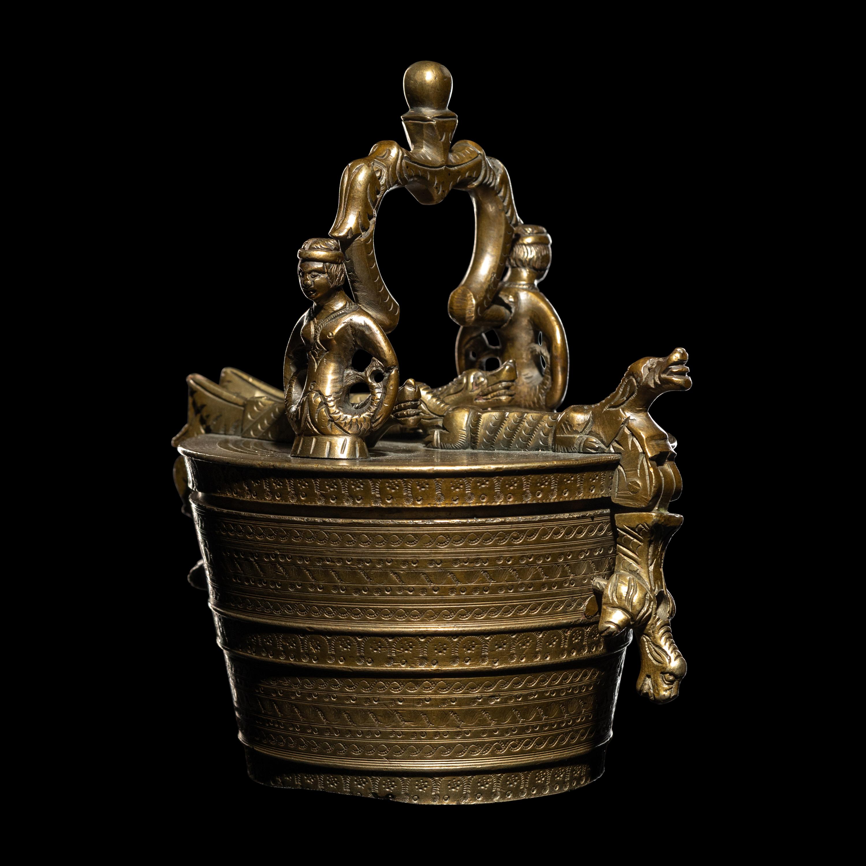 A Nuremberg Brass Insert Weight Set