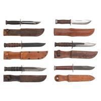 Six World War II Era Fighting Knives