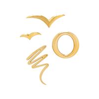 TIFFANY AND CO., COLLECTION OF YELLOW GOLD BROOCHES