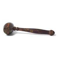 A Commemorative Benevolent and Protective Order of Elks Carved and Painted Wood Gavel for M.J. McQuade of Utica, New York