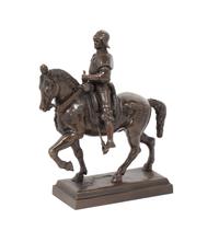 A Continental Bronze Figure, after Verrocchio Width 8 1/2 inches. — 19TH/20TH CENTURY