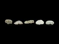 Five Chinese Jade Figures of Animals
