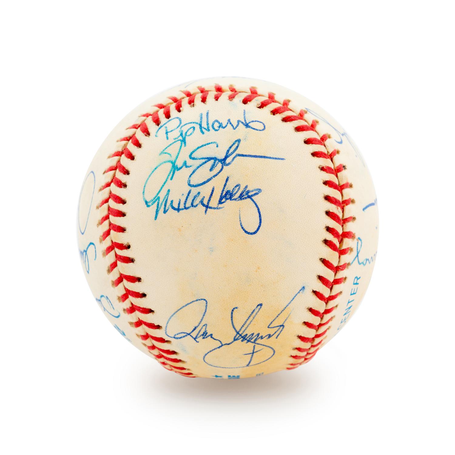 A Group of 19 Los Angeles Angels Signed Baseballs,