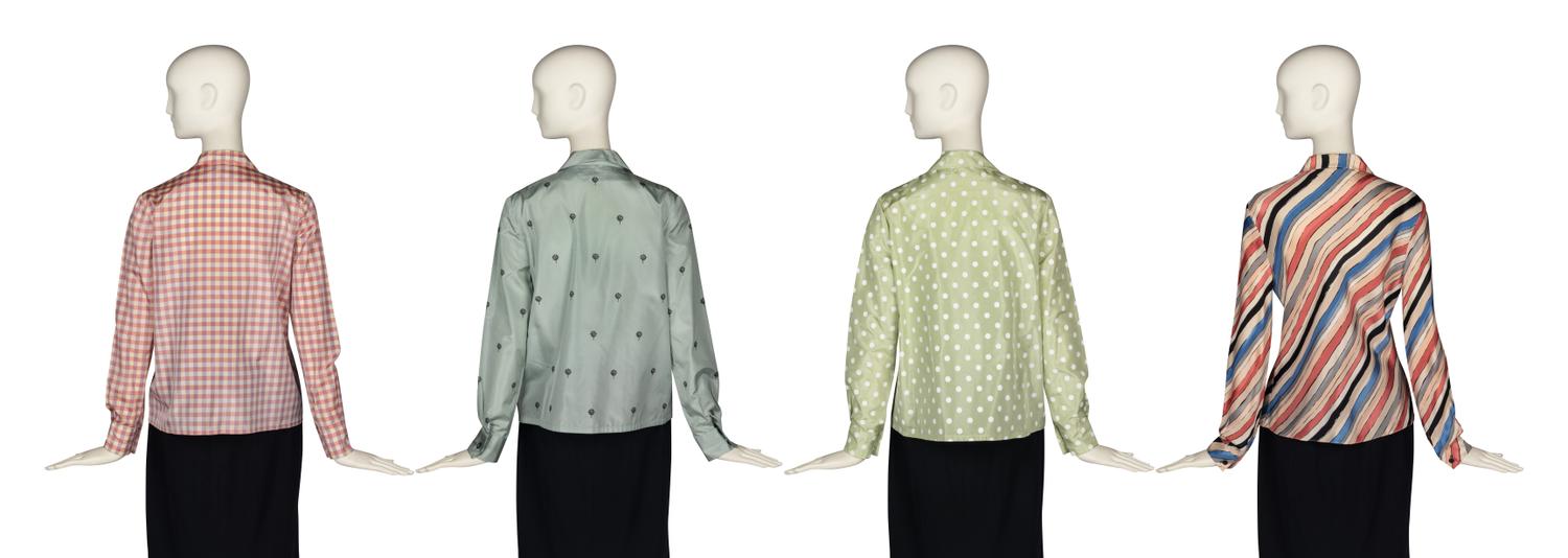 Four Geoffrey Beene Blouses