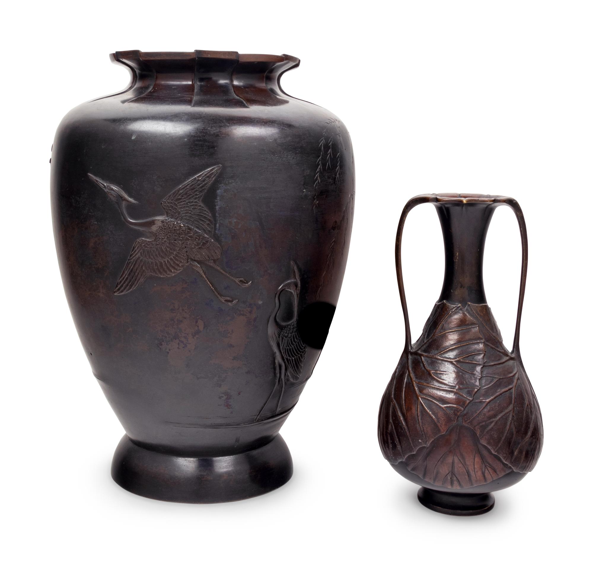 Two Bronze Vases