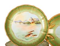 A Limoges Porcelain Fish Service