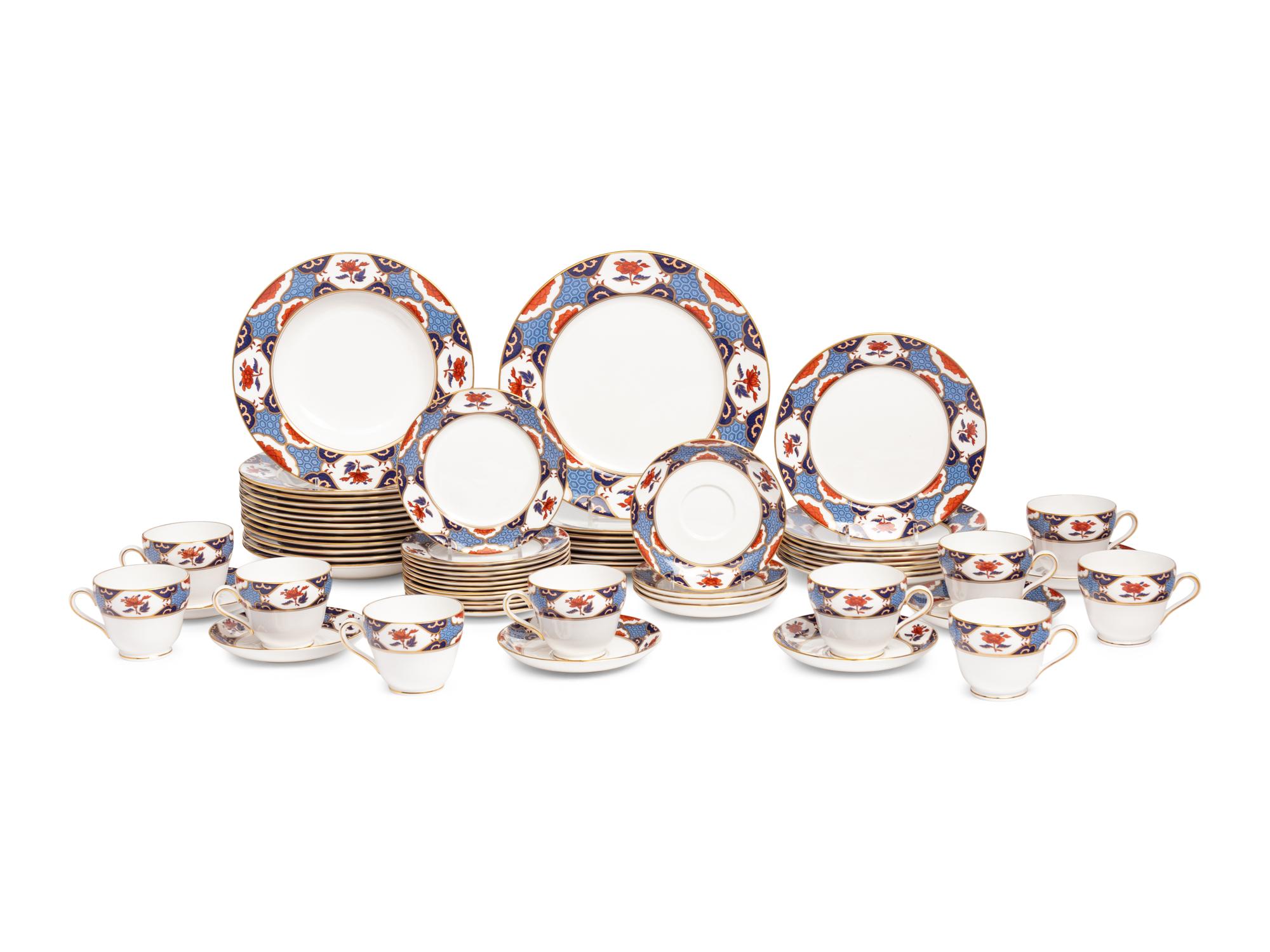 A Spode Porcelain Dinner Service