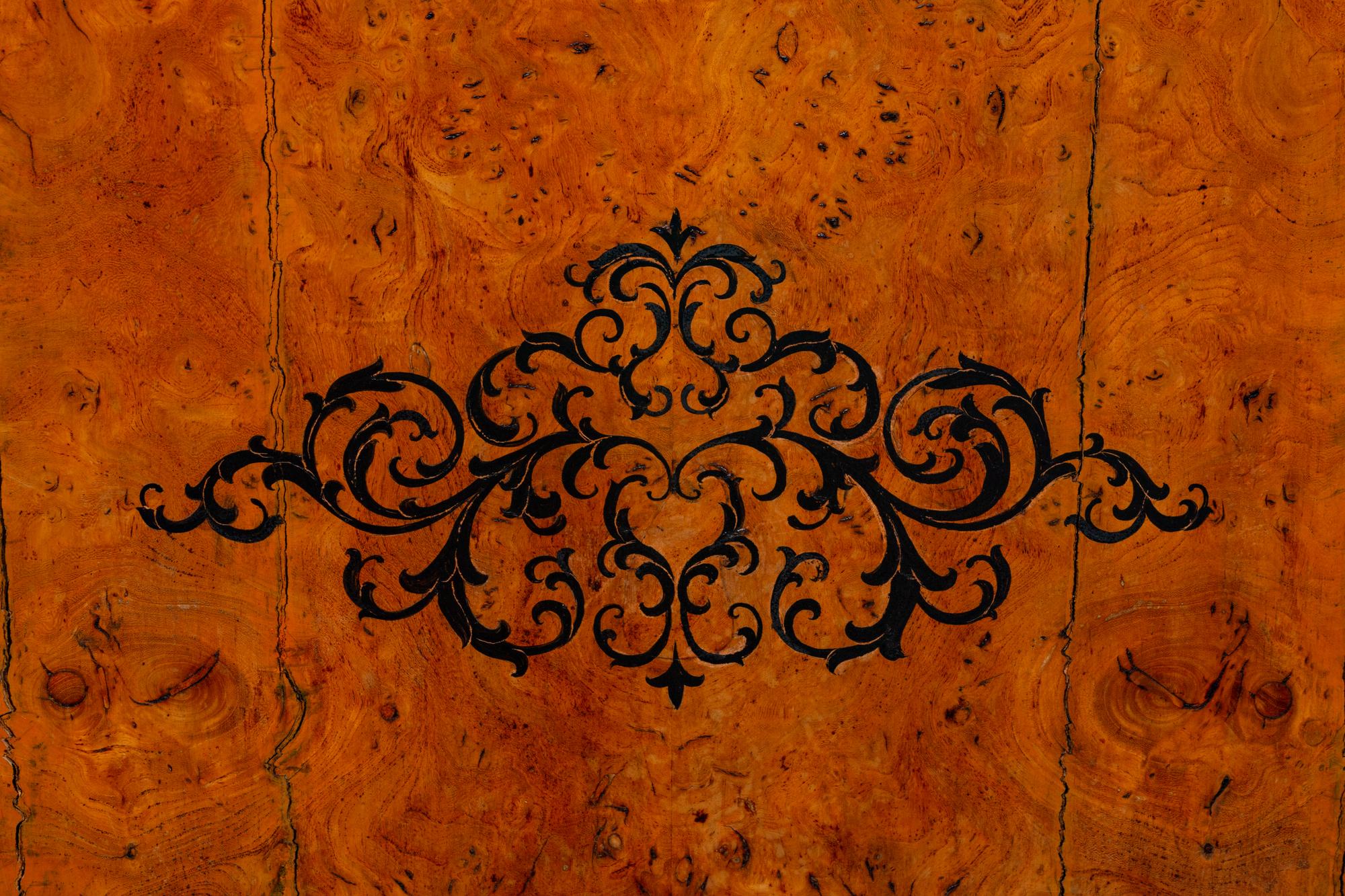 A French Burled Walnut Secretaire a Abattant — 19TH CENTURY