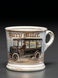 A Moving Van Operator's Porcelain Occupational Shaving Mug