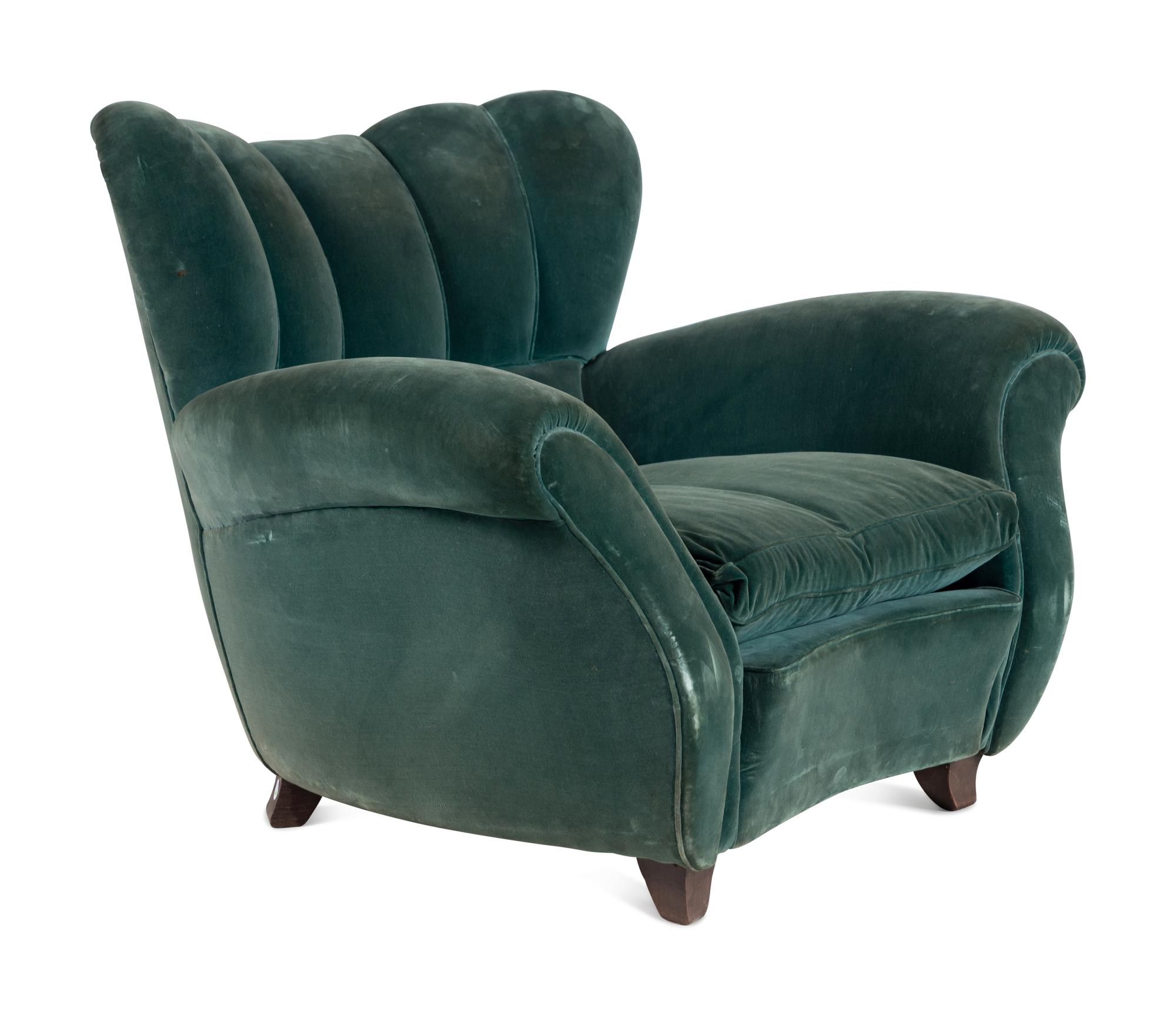 Pair of Wingback Lounge Chairs