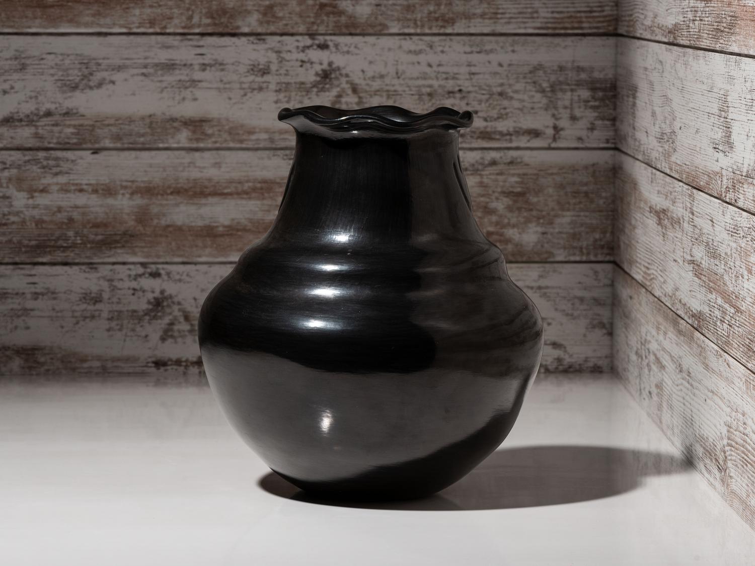 Blackware Pottery Vase