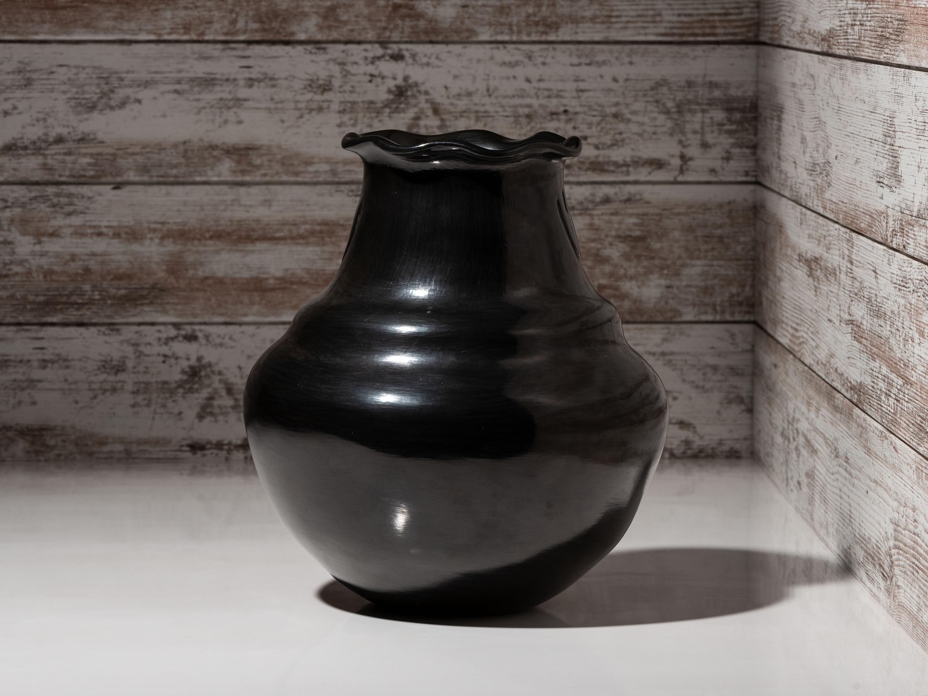 Blackware Pottery Vase