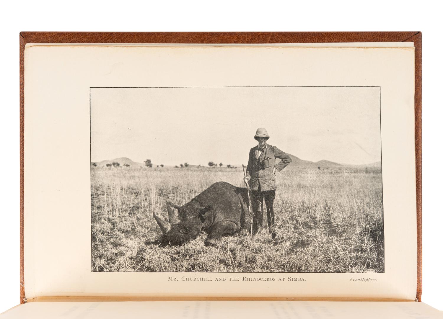 CHURCHILL, Winston L. S., Sir (1874-1965). My African Journey . London: Hodder and Stoughton, 1908.