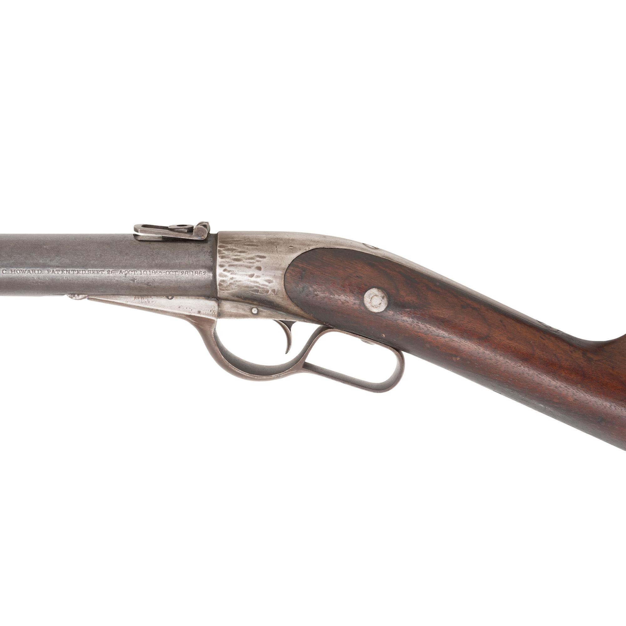 Whitney-Howard Thunderbolt Single Shot Rifle Patent 1862