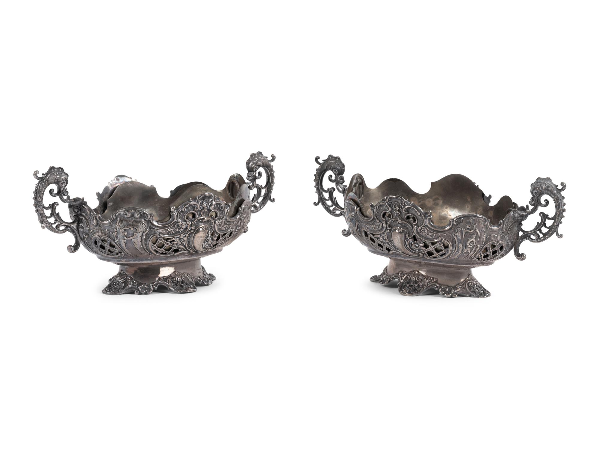 A Pair of German Silver Bowls