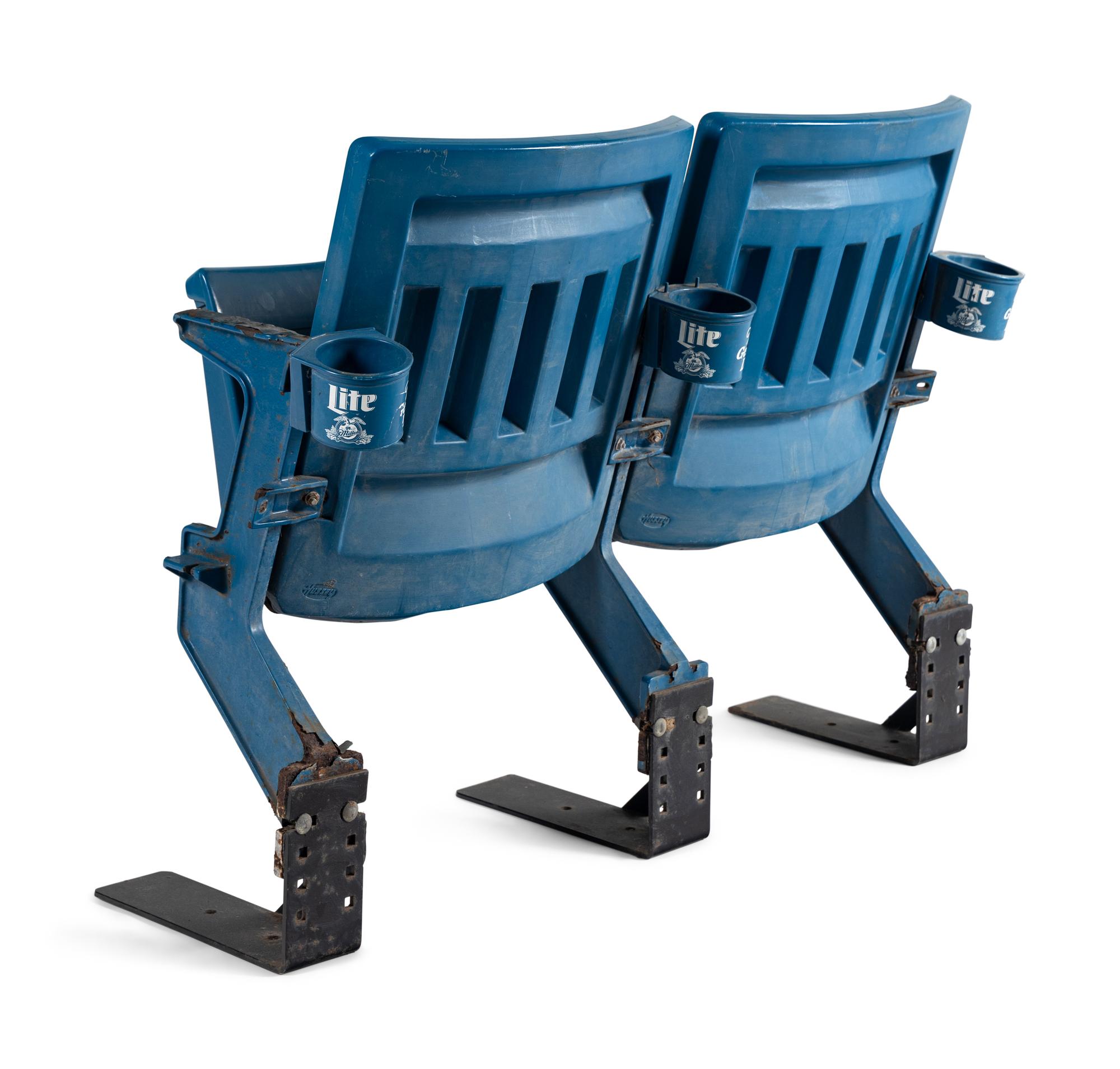 A Group of Chicago White Sox New Comiskey Park Stadium Seats Chairs