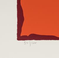 Two Magenta Discs in Dark Reds , 1970