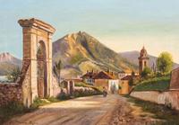 Two Danish Village Scenes