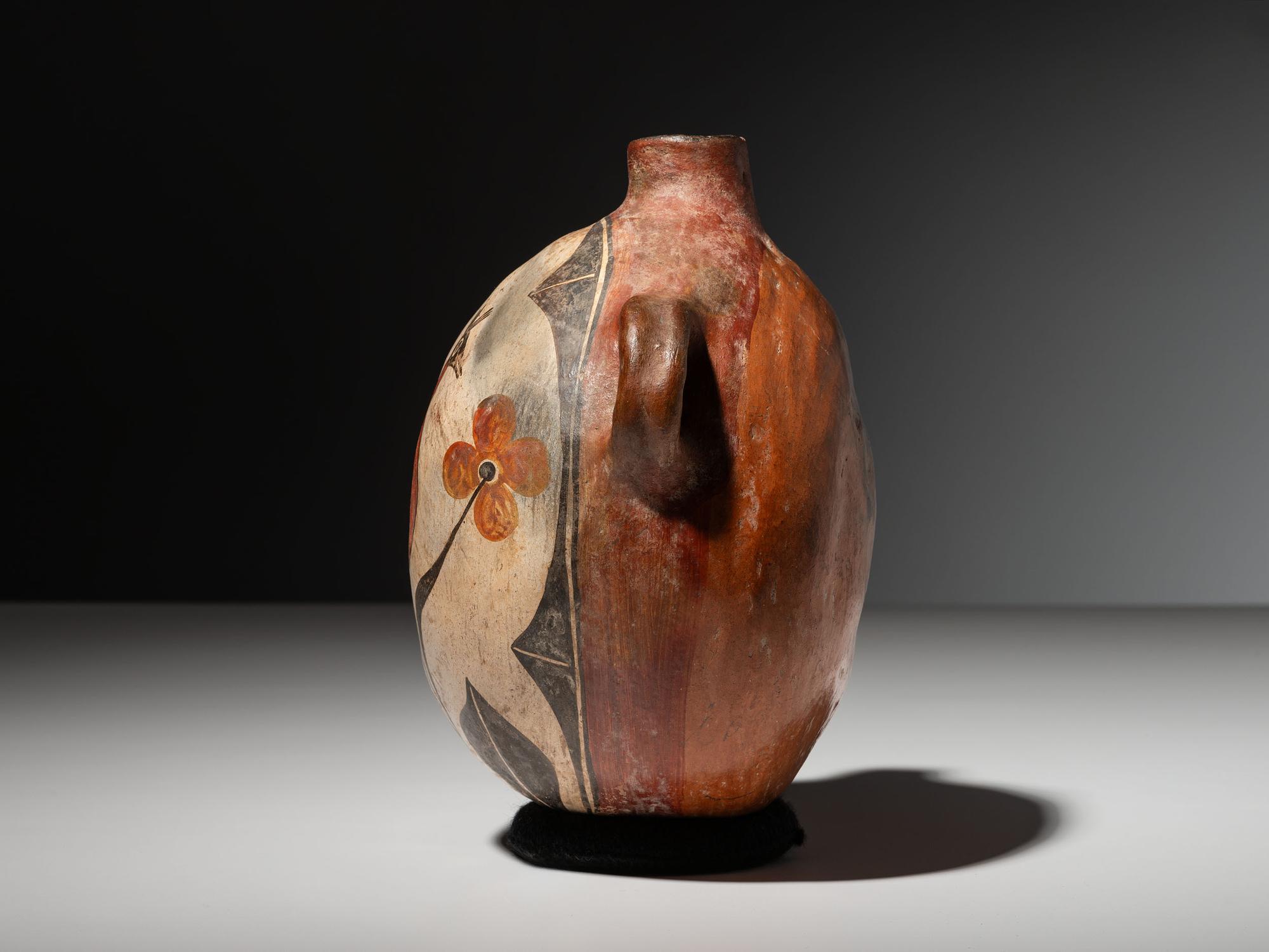 Zia Polychrome Pottery Canteen