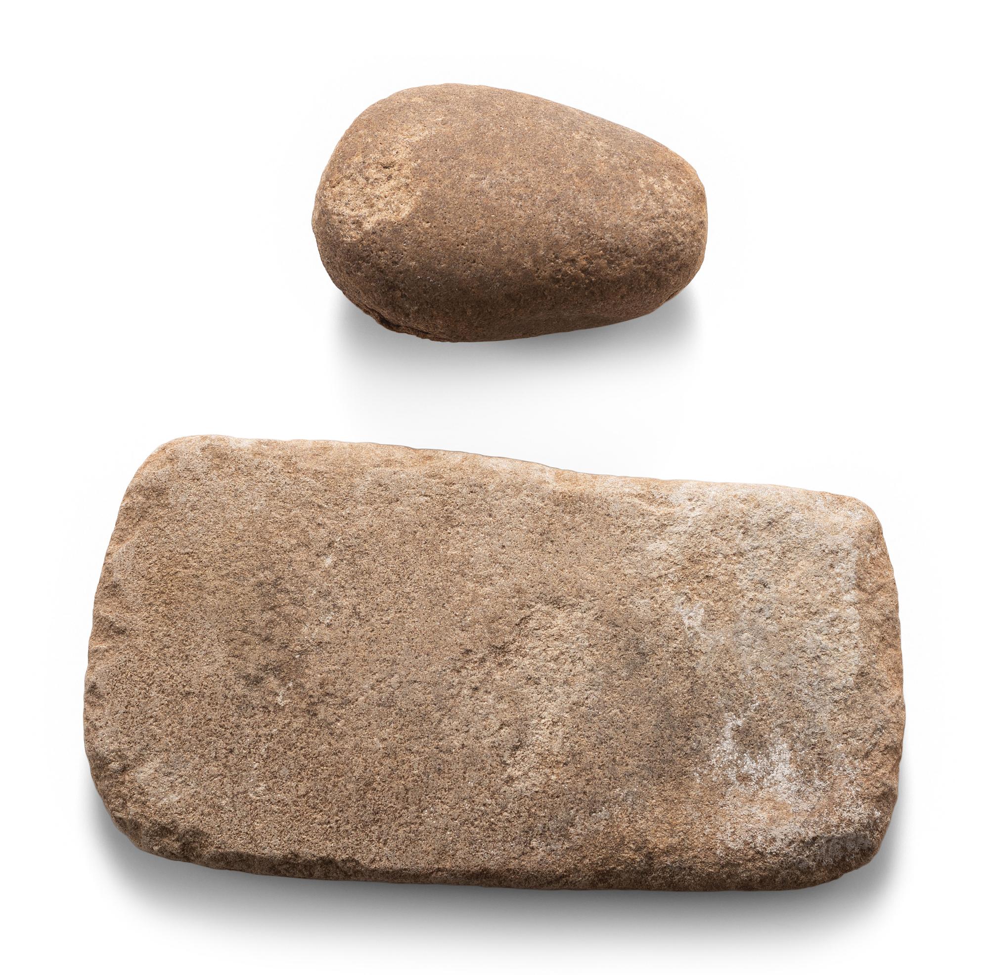 San Lazaro Pueblo Hardstone Mano and Metate