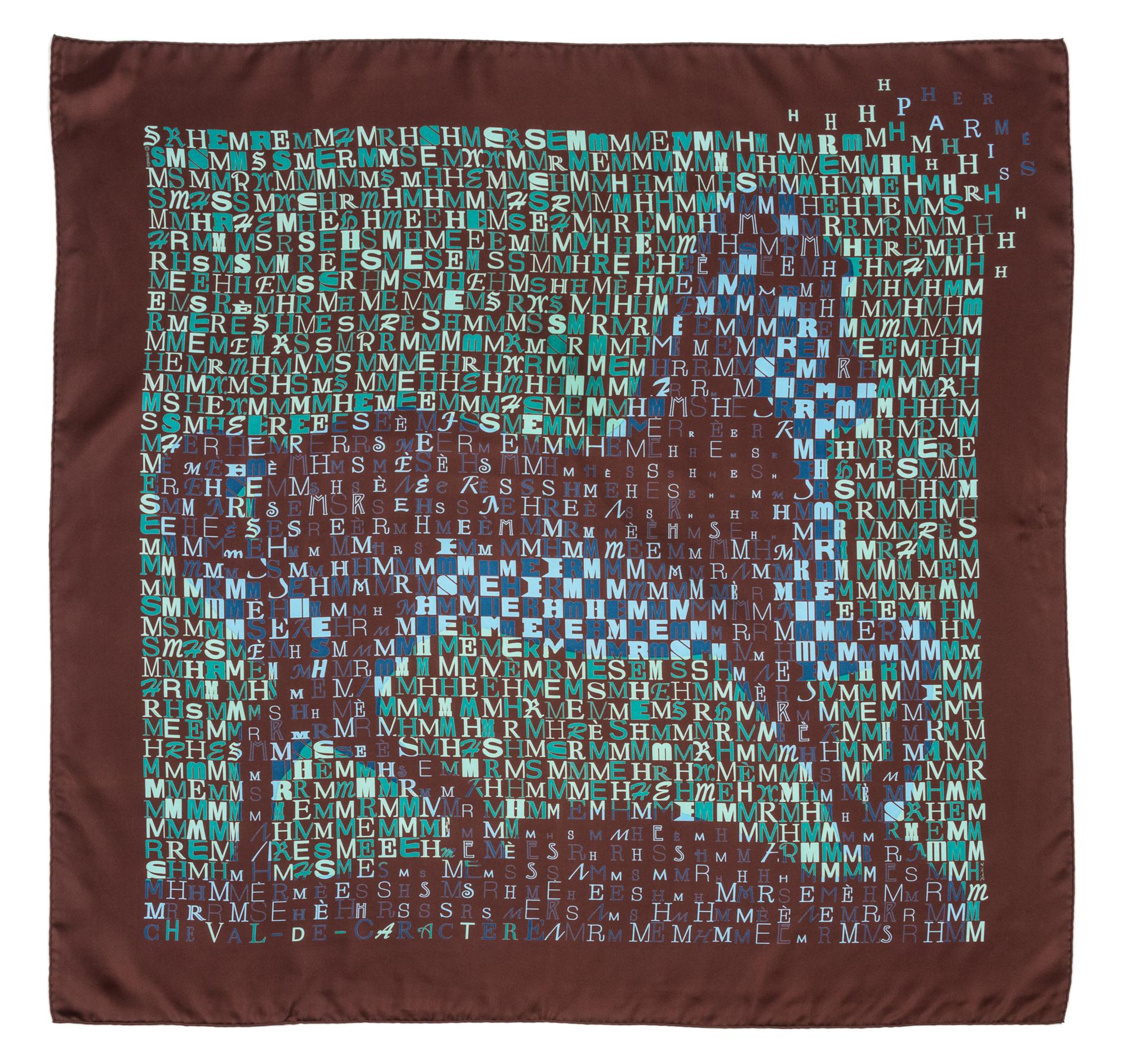An Hermes 90cm Silk Scarf, 36"x36".