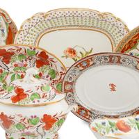 An Assembled Group of English Porcelain Articles