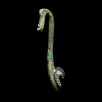 Three Chinese Metal Belt Hooks, Warring States-Han Dynasty 戰國-漢 青銅帶鉤三件