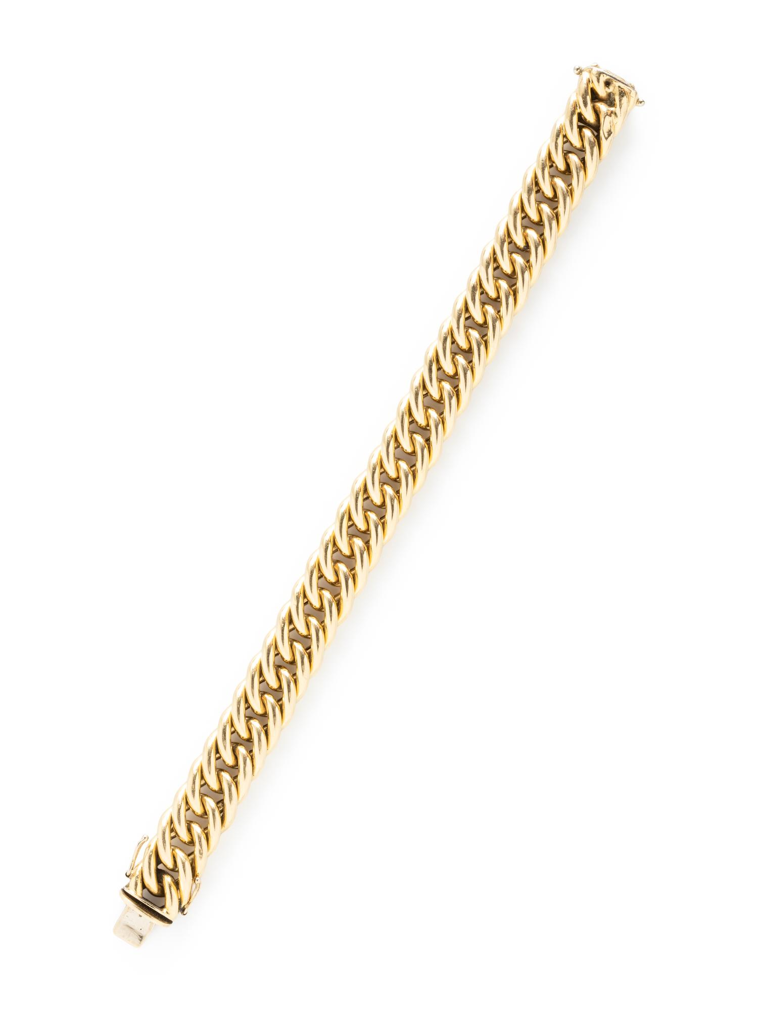 NICOLIS COLA, YELLOW GOLD BRACELET