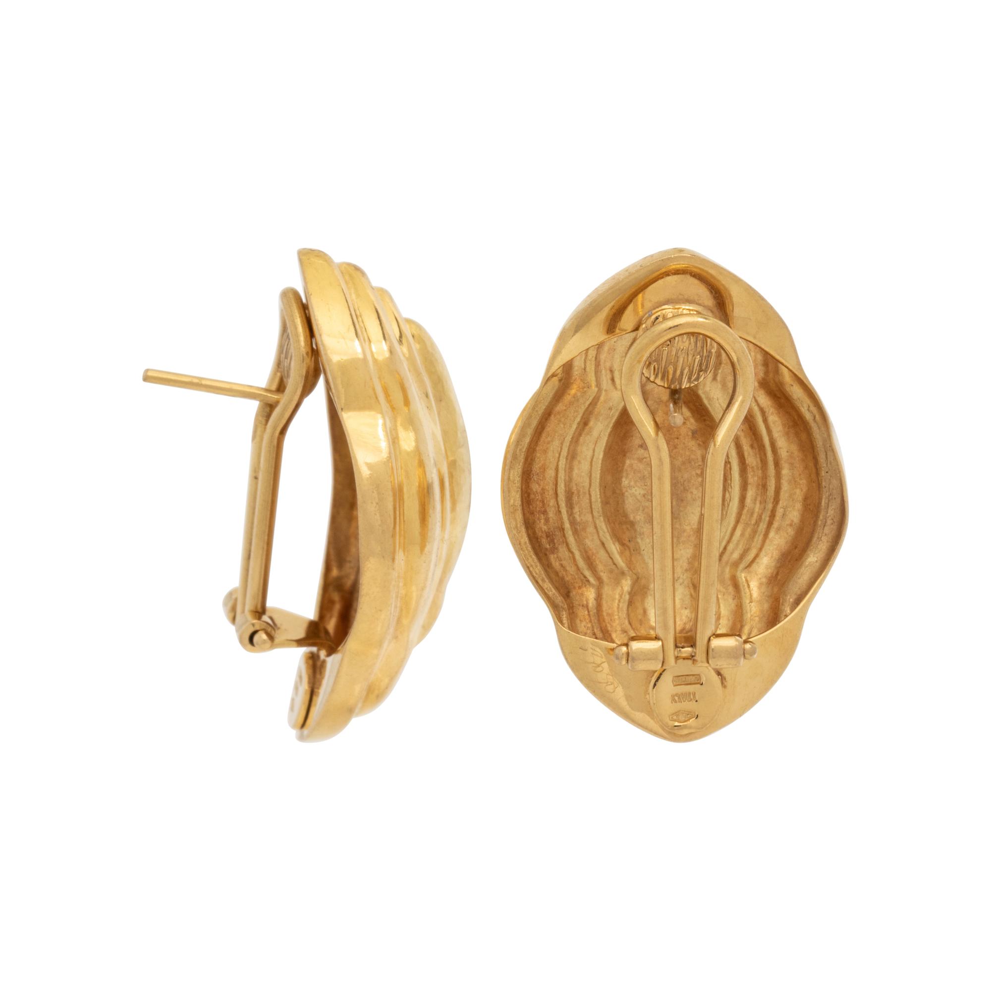 YELLOW GOLD EARRINGS
