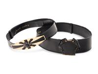 Two Judith Leiber Belts