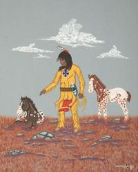 Six Works: To Catch a Pony, Warrior, Selecting Camp Site, Moving On, Winter Traveler and War Leader