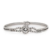 Diamond and White Gold Bracelet
