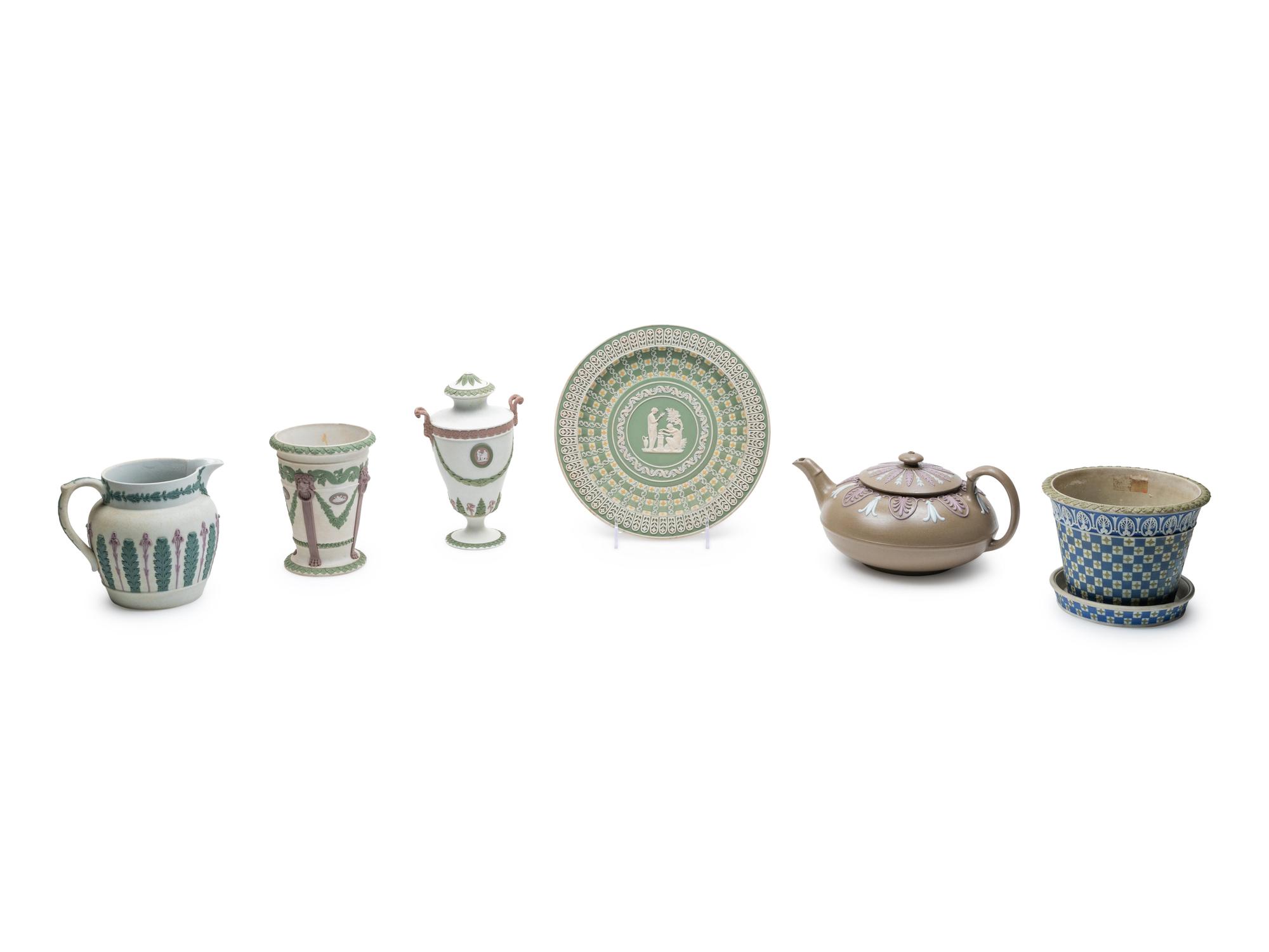 Six Wedgwood Jasperware Articles