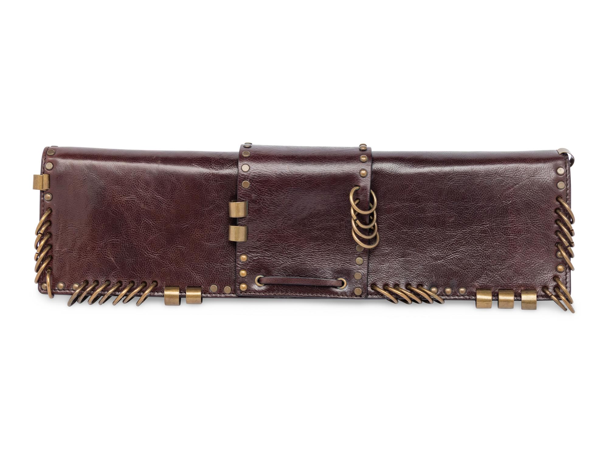 Tom Ford for YSL, Pierced Leather Clutch, S/S 2002