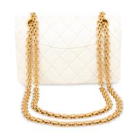 CHANEL, SMALL WHITE 2.55 REISSUE FLAP BAG